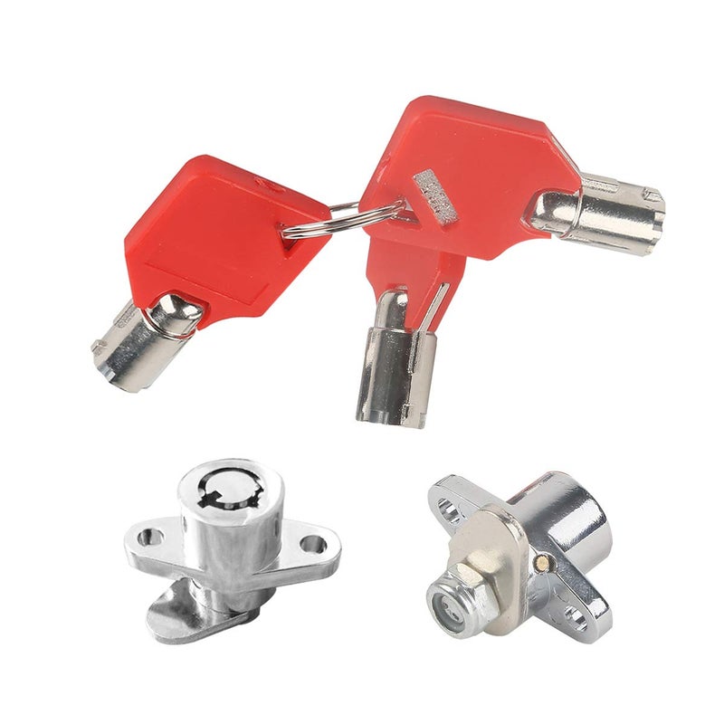 CELOMT Hard Saddlebag Saddle Bag Lock Set for Harley Touring Electra Glide+Road Glide+Street Glide+Road King+Ultra Glide 1993-2013 Includes 3 Keys - Image 1